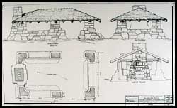 Plans for the Sitting Bull picnic shelter
